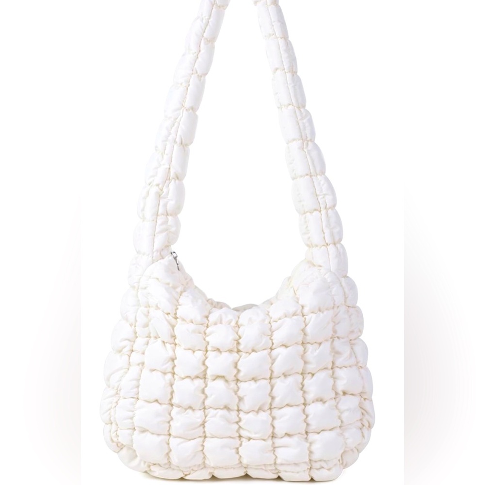 Women Puffy Bubble Tote Bag Lightweight